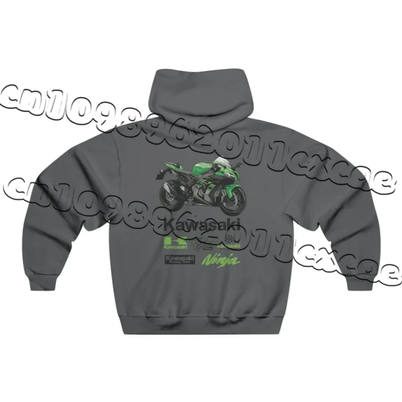 

Kawasaki Fashion Hoodie Women's Autumn/Winter Slim Fit Men's Loose Fit Printed Elements Daily Commuting Sports Coat