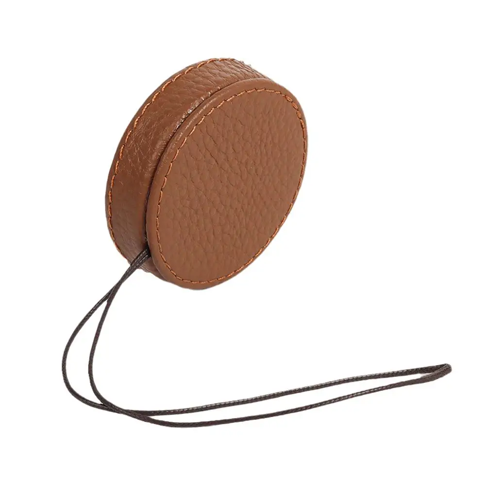 Lens Cap Suitable For Fujifilm Instax Mini EVO Camera Lens Cover PU Genuine Leather Anti-lost Protective Case Lens Accessories