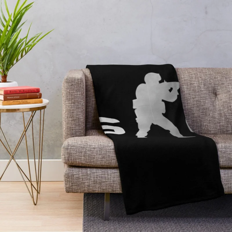 Cs Go  Its Face And Back Are Turned Chenille Fluffy Blanket Target Plaid Decorative Bed Throw Blanket 5 sizes/200x180cm