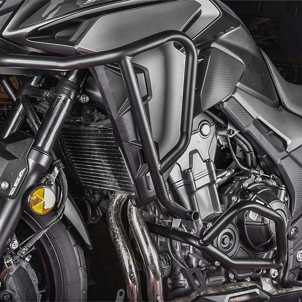 Sturzbügel-Set für Honda CB 500X CB500 X CB500X 2019-2024 Motorschutz Stoßstange Oberer und Unterer Sturzbügel Stunt-Cage WOLFLINE Rahmenschutz