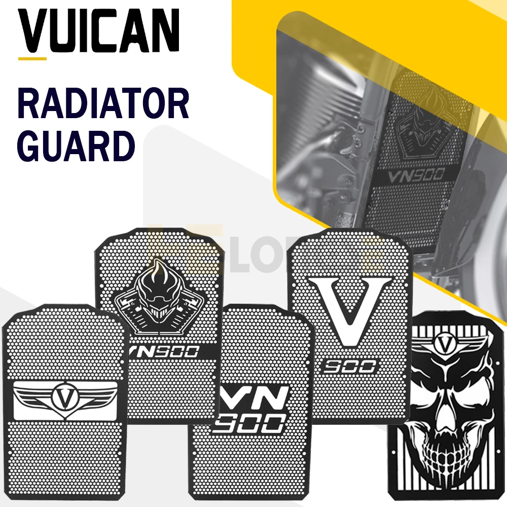 For KAWASAKI VULCAN 900 VN900 CLASSIC/LT Vulcan 900 VN900 Custom 2024 Motorcycle Radiator Cover Bezel Grille Guard Protector