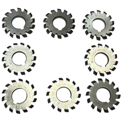 Spur Gear Fresadora Disco, 20 Graus Cilíndricos, Fresadora, Ângulo de Pressão, M1 1.5 2 2.5 3 4 5 6 8 10