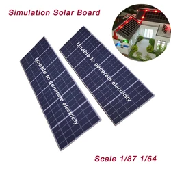 1Pc Miniature Solar Photovoltaic Panel 1:64 1:87 Model Unable To Generate Electricity Architecture Building Layout for Diorama