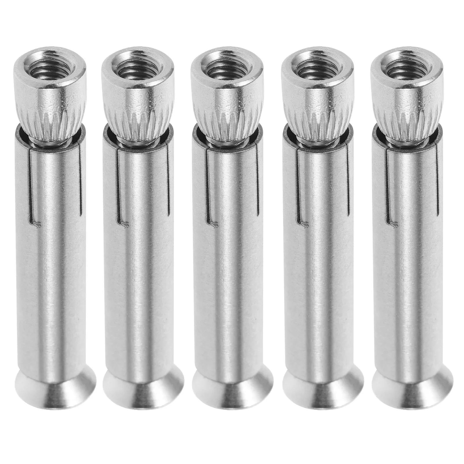 5Pcs Multi Use Stainless Steel Hex Expansion Bolts Countersunk Fastening Screws Wear Resistant for DIY Home Repair Outdoor