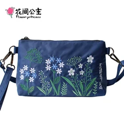 Bolso de princesa con flores para mujer, bandolera pequeña a la moda, bolso cruzado para mujer y Niña