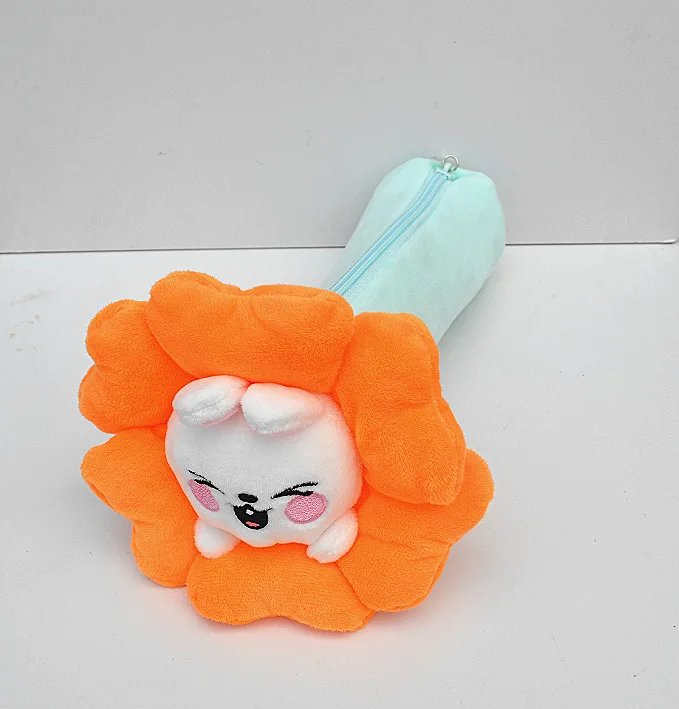 Skzoo Kpop porte-crayon en peluche Kpop porte-monnaie poupée en peluche jouet loup ours chat peluche poupée animaux peluche jouet enfant Fan cadeau