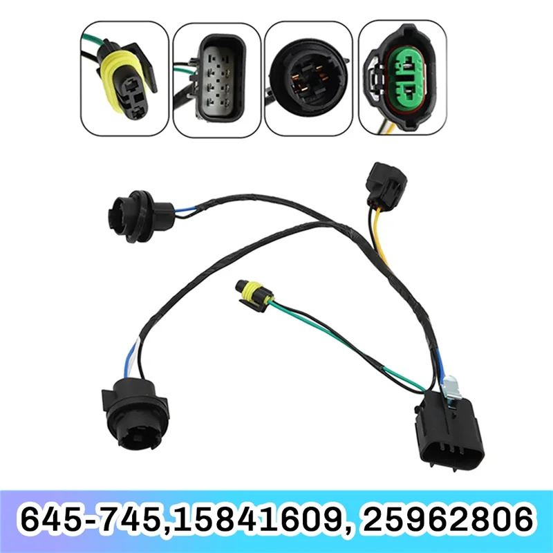 AEA7-For Chevy Silverado 1500/ 2500HD/ 3500HD 2007-2014 توصيل الأسلاك الأمامية 645-745,15841609, 25962806
