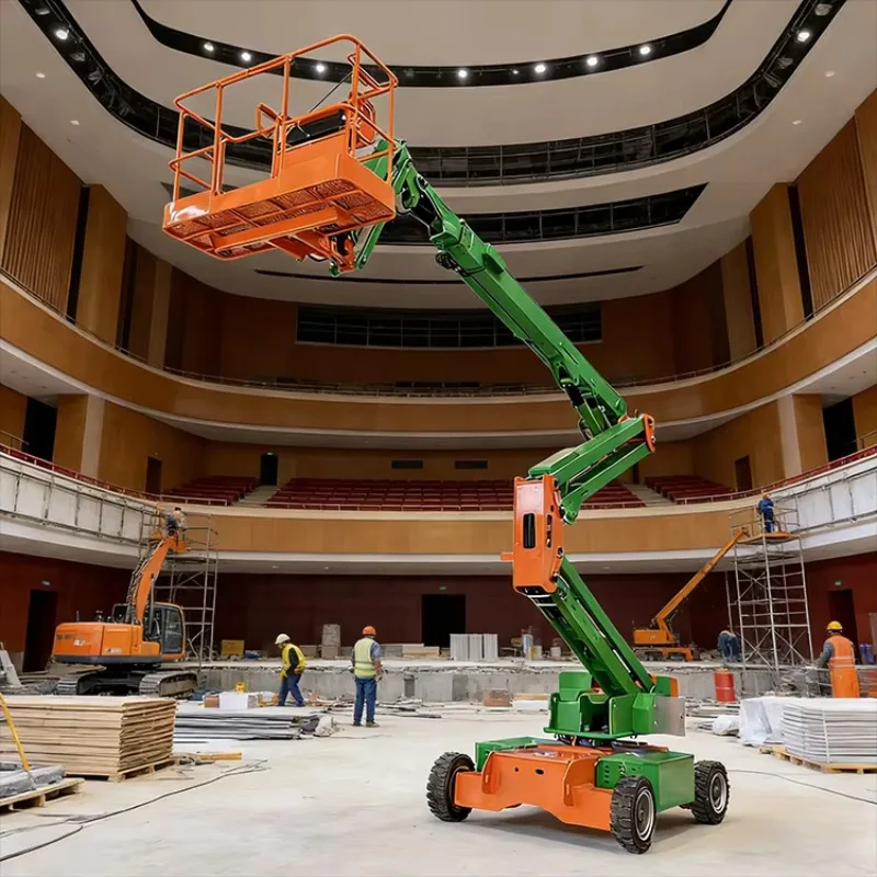 Industrial Articulated Boom Lift, Heavy Duty Hydraulic Lift Truck for Engineering Construction