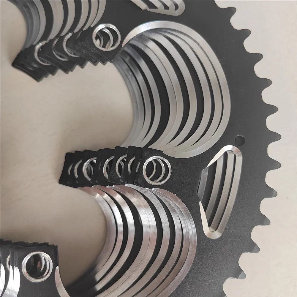 Chain Wheel Road Bicycle Parts Crankset Folding Bike Chainring 110 BCD 34T 36T 39T 42T 44T 46T 48T 50T 52T 53T Gear Disc