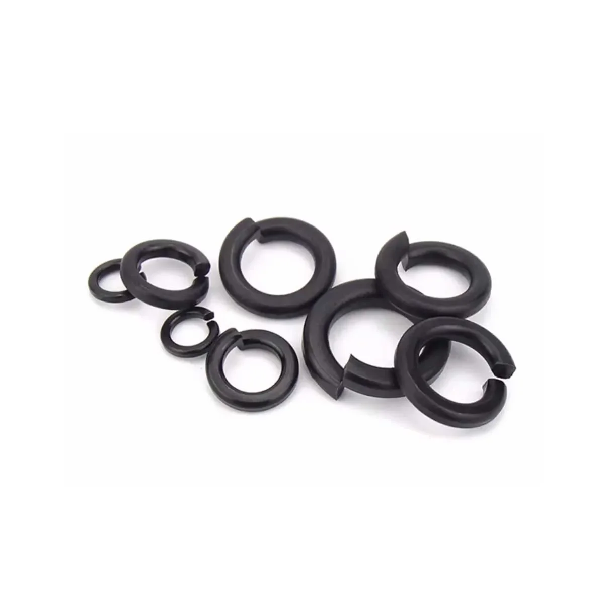 Rondelle Ressort Noire en Acier Inoxydable 304, Gb93