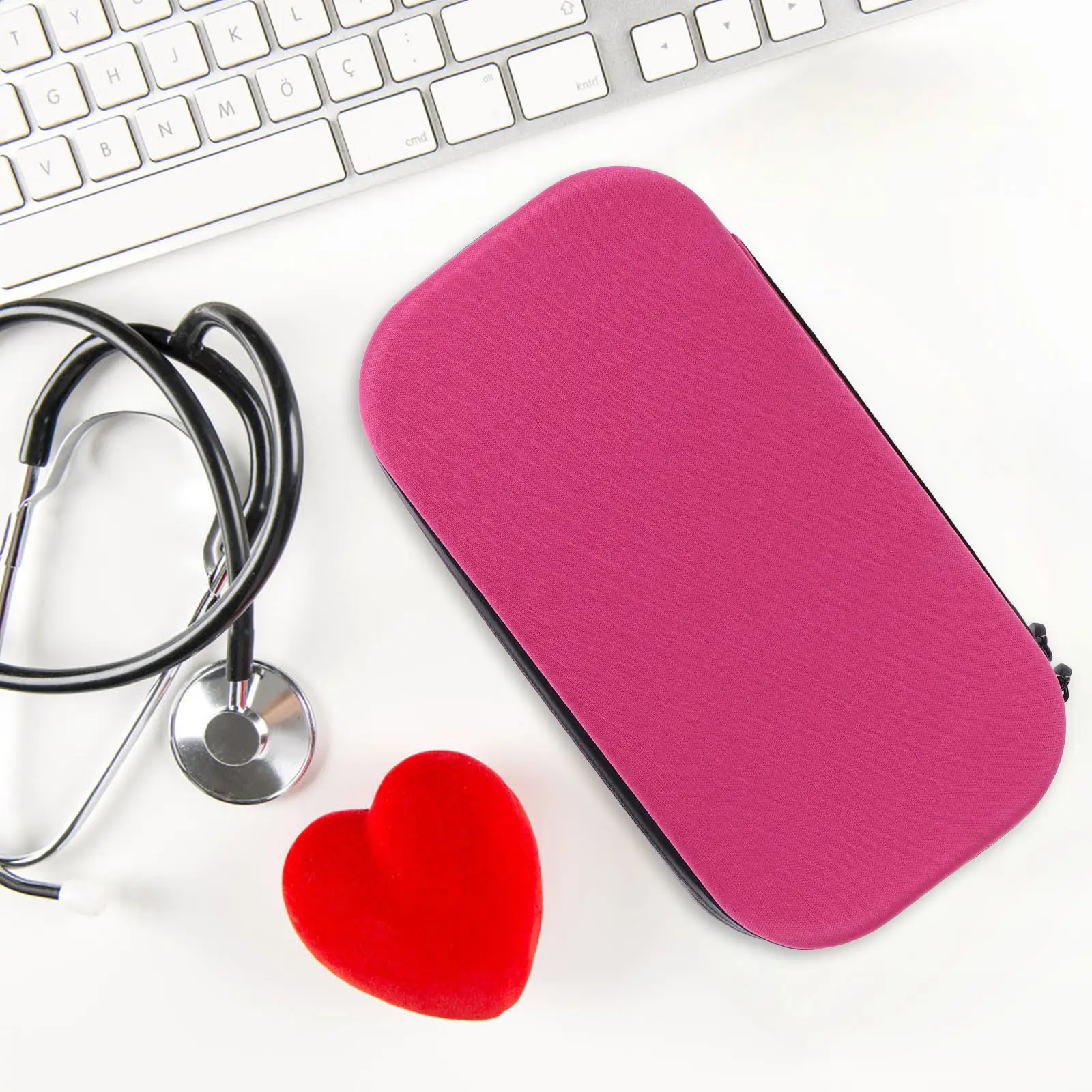 Stethoscope Carrying Case Auscultator Storage Bag Premium Eva Material Waterproof Scratch Proof Travel Friendly Hard Shell