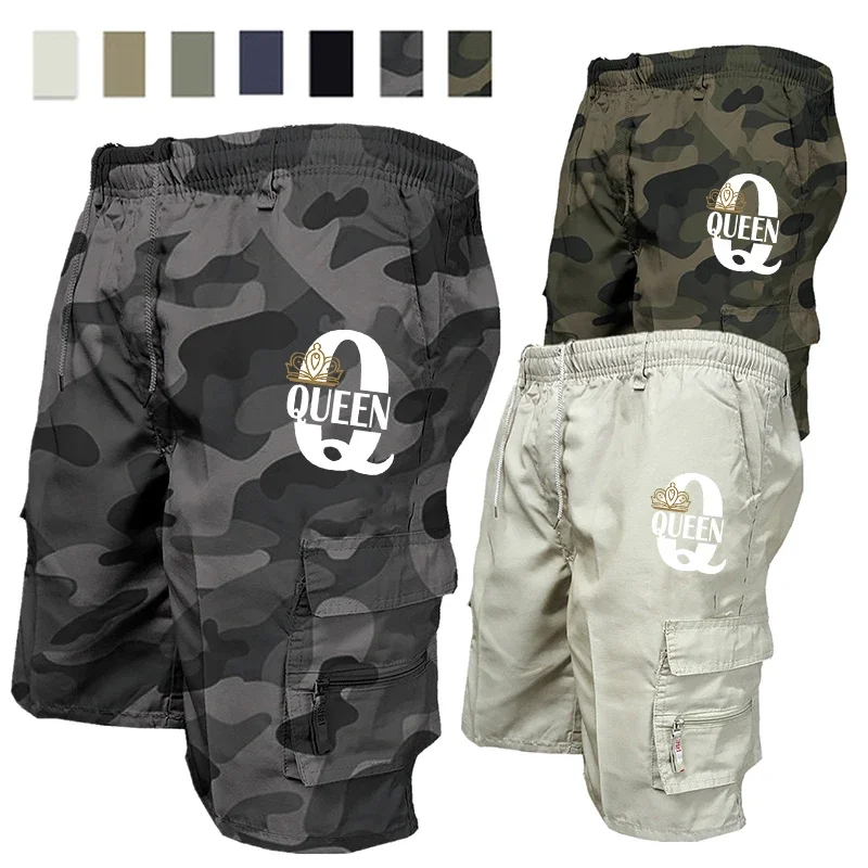 

Мужские тактические шорты-карго, модные карманные летние тактические шорты-карго в стиле милитари, спортивные повседневные мужские шорты для работы, бега, пешего туризма