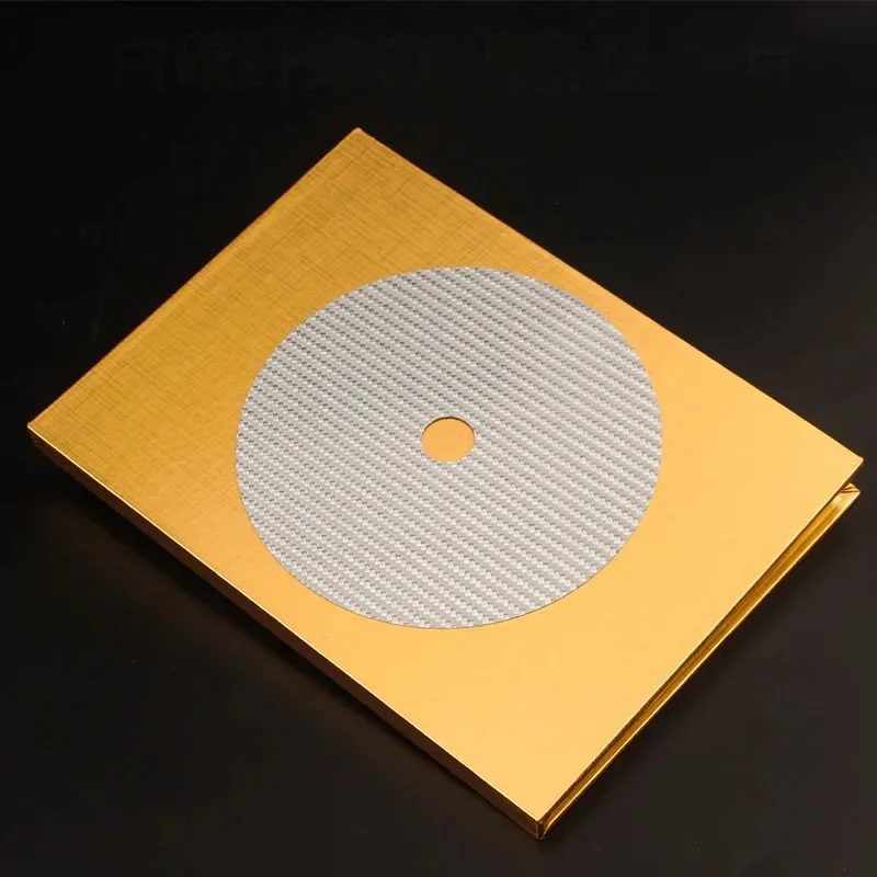 Carbon Fiber CD DVD Tape Disc Mat Base Tuning Pad HiFi Audio Turntable Machine Anti-shock Shock Absorber Vibration