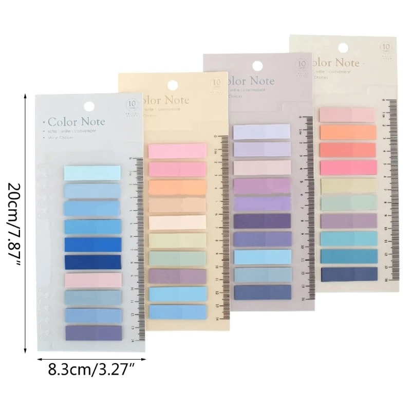 800Pcs Repositionable Color Page Marker Sticky-Notes Tabs Sticky Tabs Book Tabs