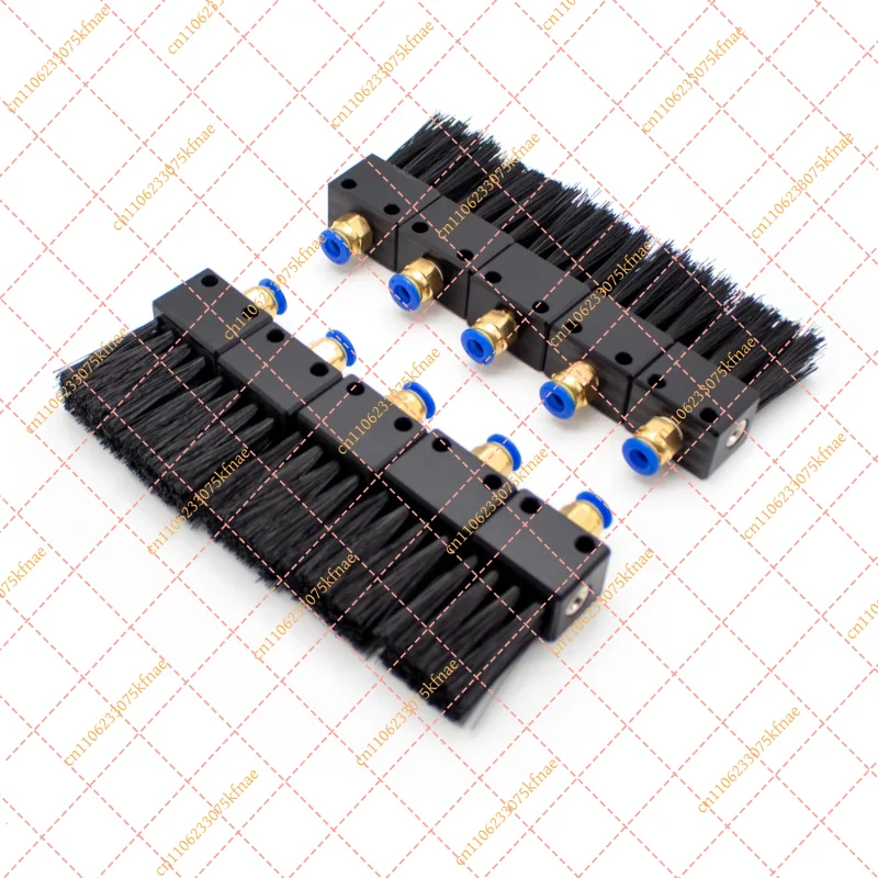 Industrial Chain Lubrication Brush, 10PCS 40mm Wear-Resistant Nylon Oiling Brush with 6mm Quick Plug Connector