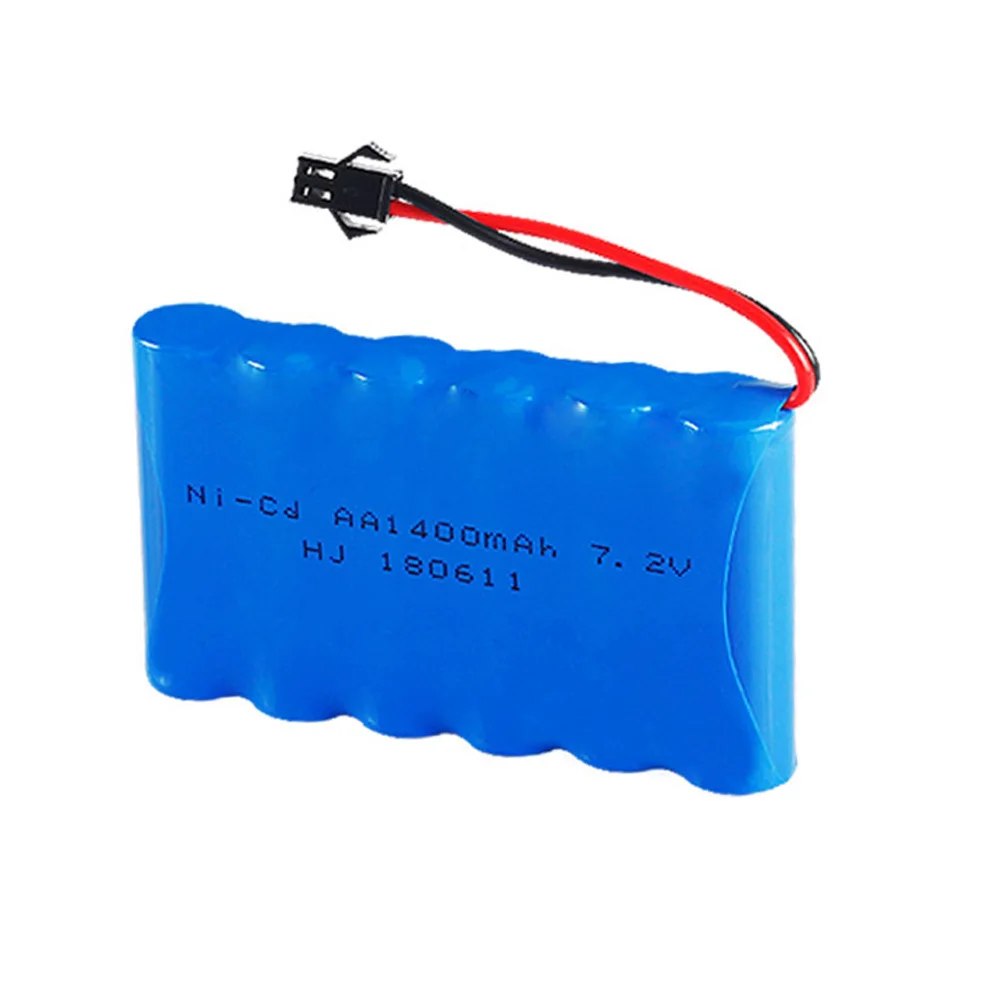 7.2 V 1400 mAh AA Ni-CD battery pack SM/JST/EL-2P/TAMIYA Spina per RC giocattoli Auto Barche pistole Parti di RC 7.2 v nicd aa 1400 mah batteria