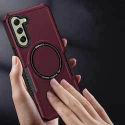 Case for Samsung Note 20 Ultra Armor Phone Cover with Magnetic Wireless Charging for Galaxy S20 S21 FE S22 S23 Ultra Plus 5G