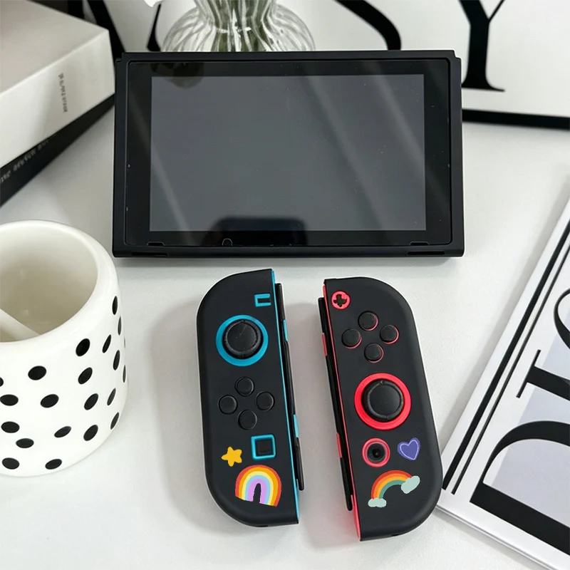Split-type protective case Sweat Slip-Resistant Controller Case for Nintendo Switch OLED Dockable Cover Detachable Joy-Con
