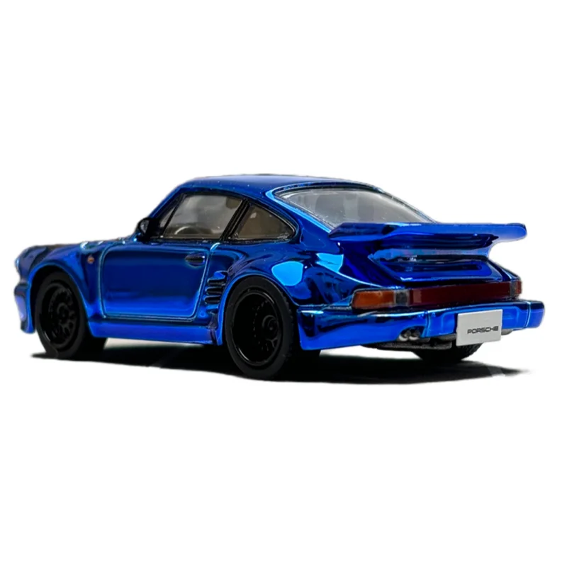 Model Porsche 930 911 Turbo Blue od Master Diecast, skala 1/64, metalowy model samochodu, zabawki dla chłopców, prezent, oryginalne opakowanie.