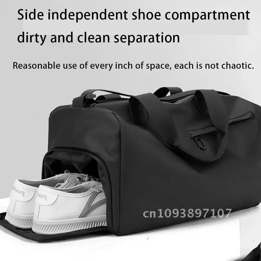 1 Piece Sports Bag, Fitness Bag, for Men and Women, Swimming Dry B Bag, and Large Short-Distance Capacity Separation Wet