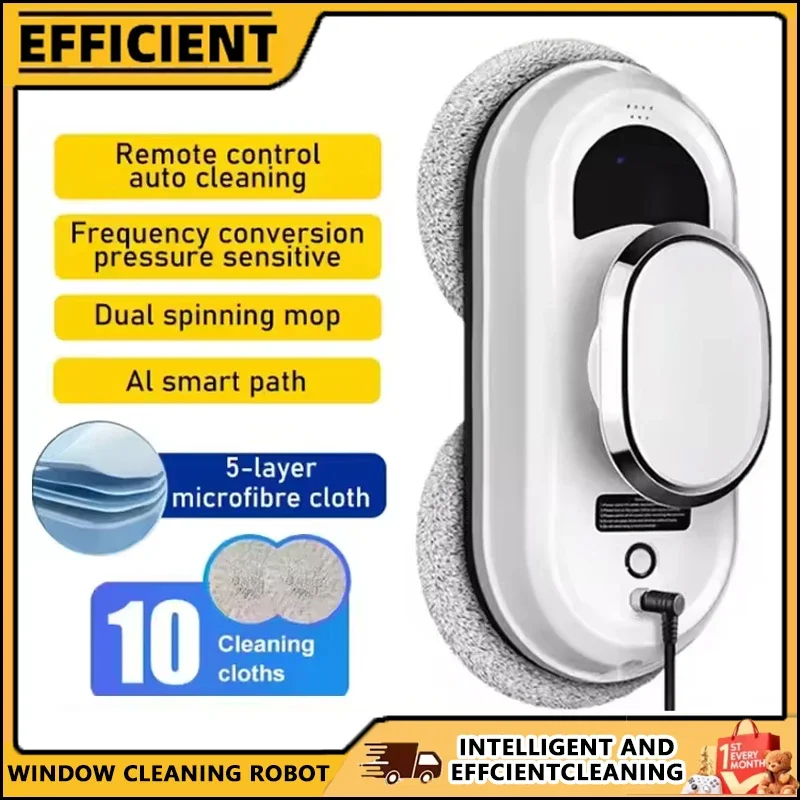 

Robot Window Cleaner Window Cleaning Robot Smart Home Robot Vacuum CleanerRemote Control Glass Cleaning Robots