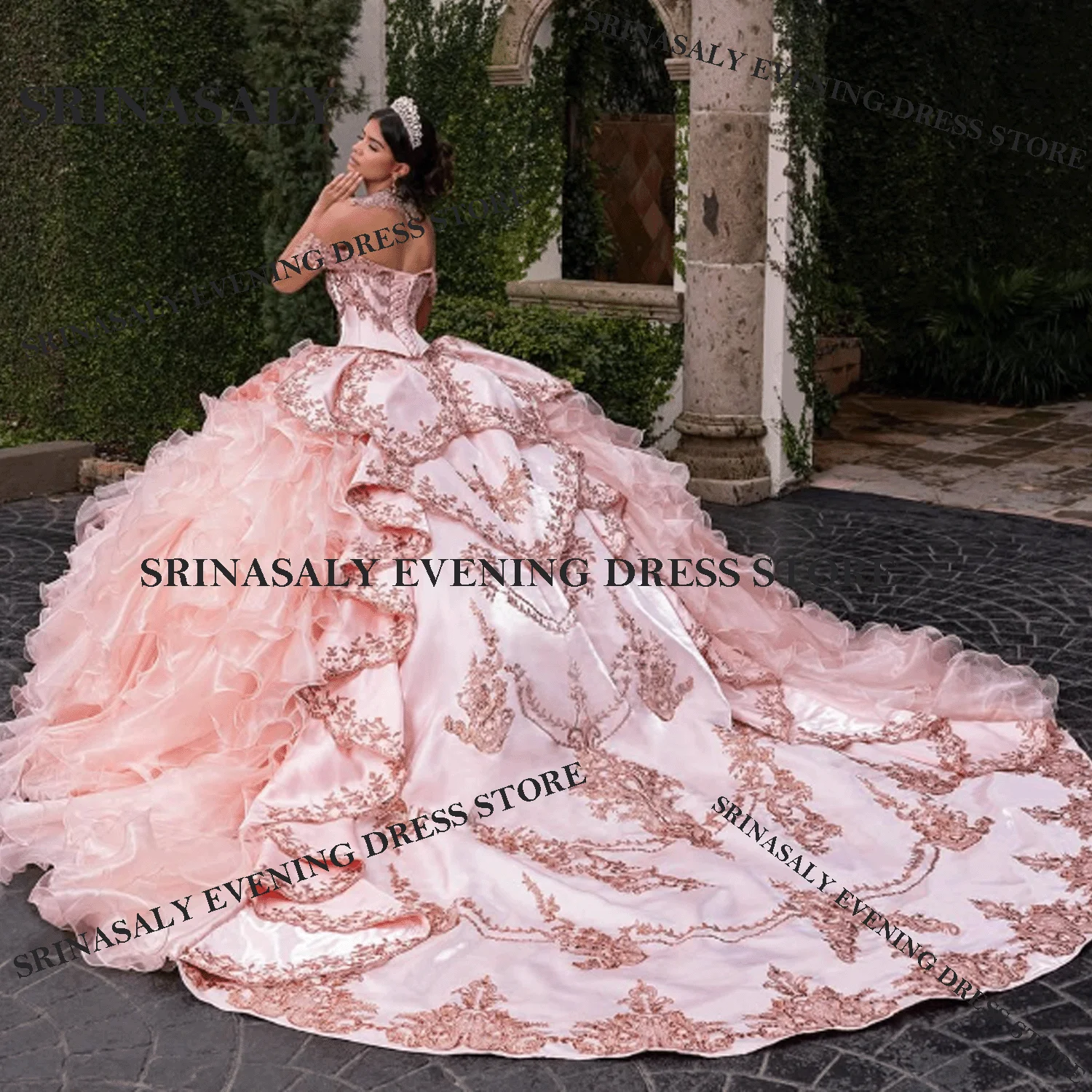 

Mexico Diamond Long Mermaid Prom Dresses For Black Girl Beading Sequin Customized Sleeveless Formal Feather Evening Gown Robe