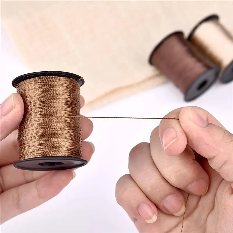 150m/Roll 0.25mm Nylon Thread Sewing Accessories 3 Strands DIY Nylon Cords  Crafts Handmade Line Leather Sewing Machine Thread