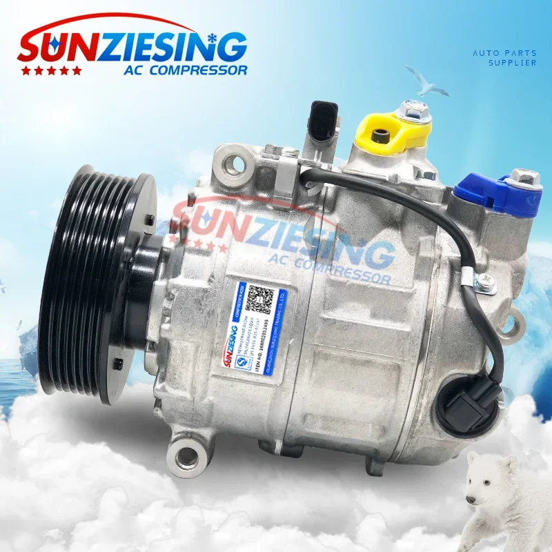 For VW Touareg Audi Q7 2005-2015 3.6L AC Compressor 7P0820803E 7L6820803P 7L6820803L 4711392 4711516 7L6820803D 7P0820803M