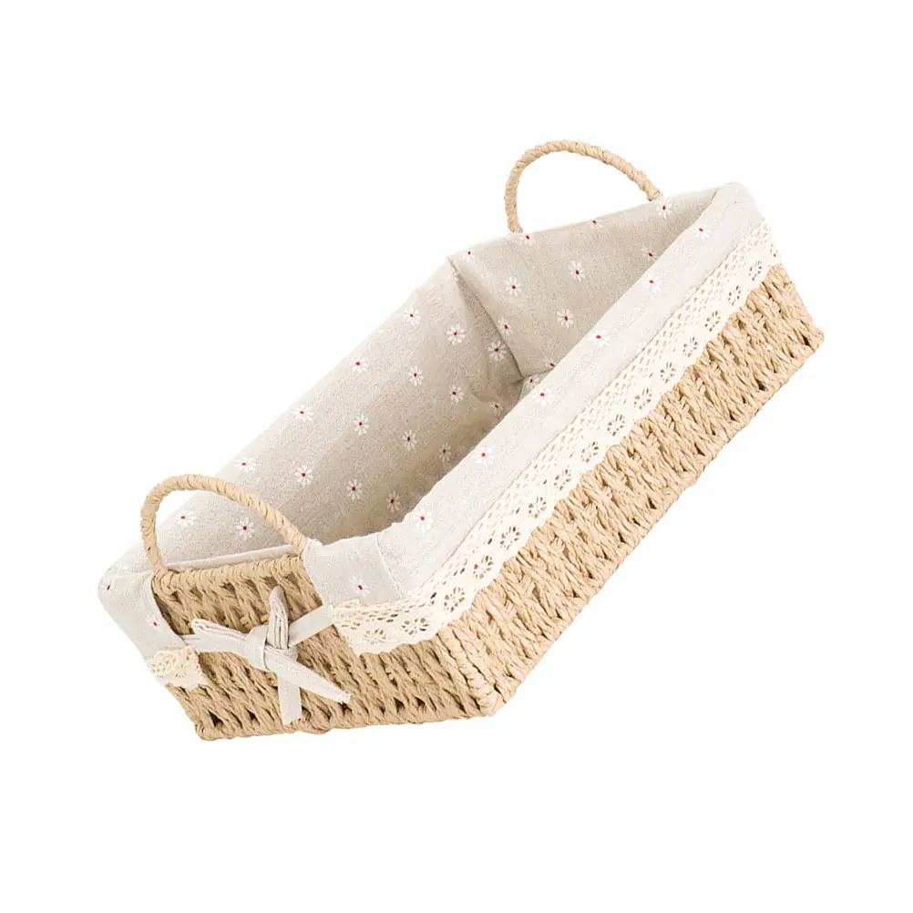 

Storage Basket Rattan Flower Toy Fruit Woven Container Hand-Woven Household Baby