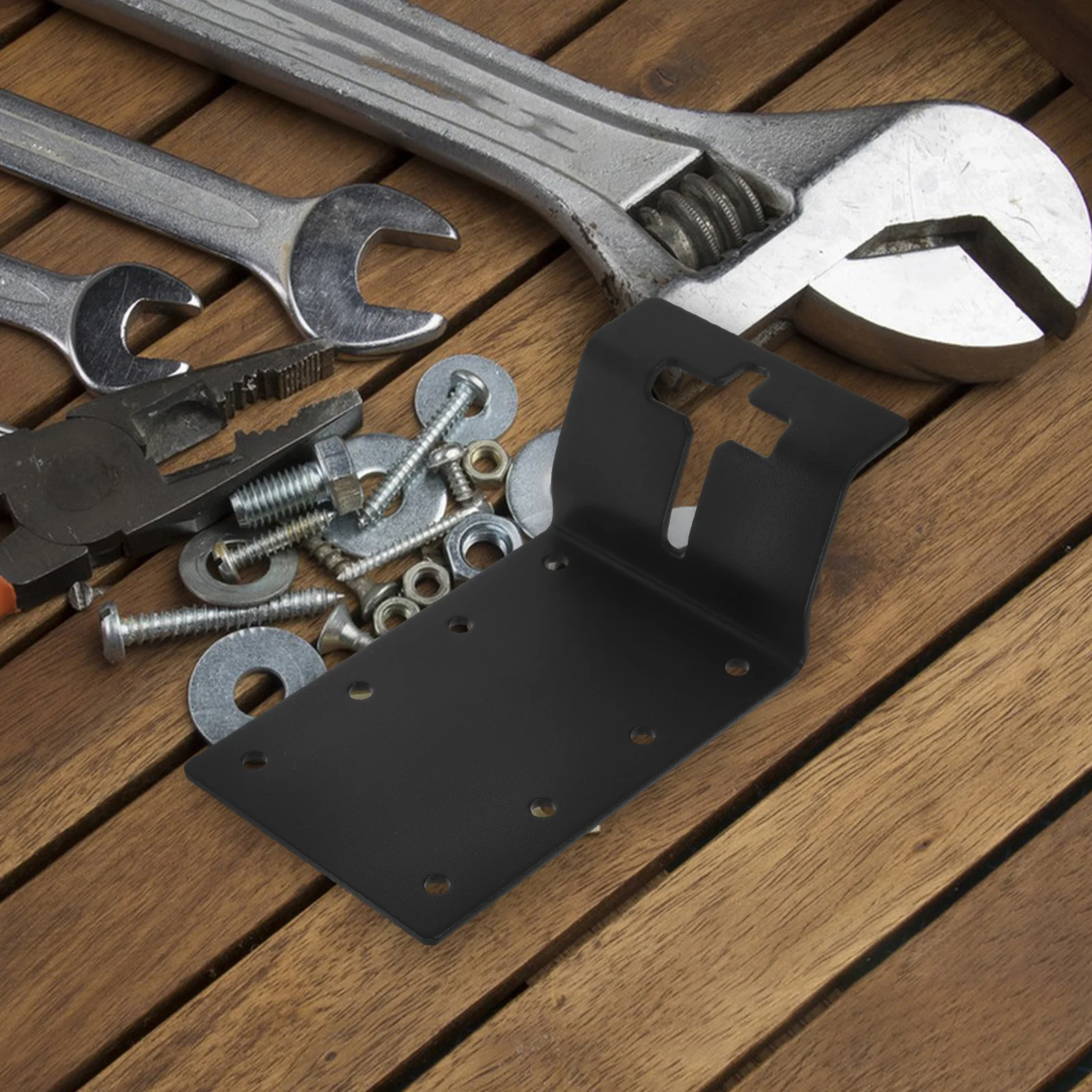 

6Pcs T Post Bracket Heavy Duty Vertical Mounting Fence Mailbox Birdhouse Support Set Durable Fence Post Stabilizer and Outdoor