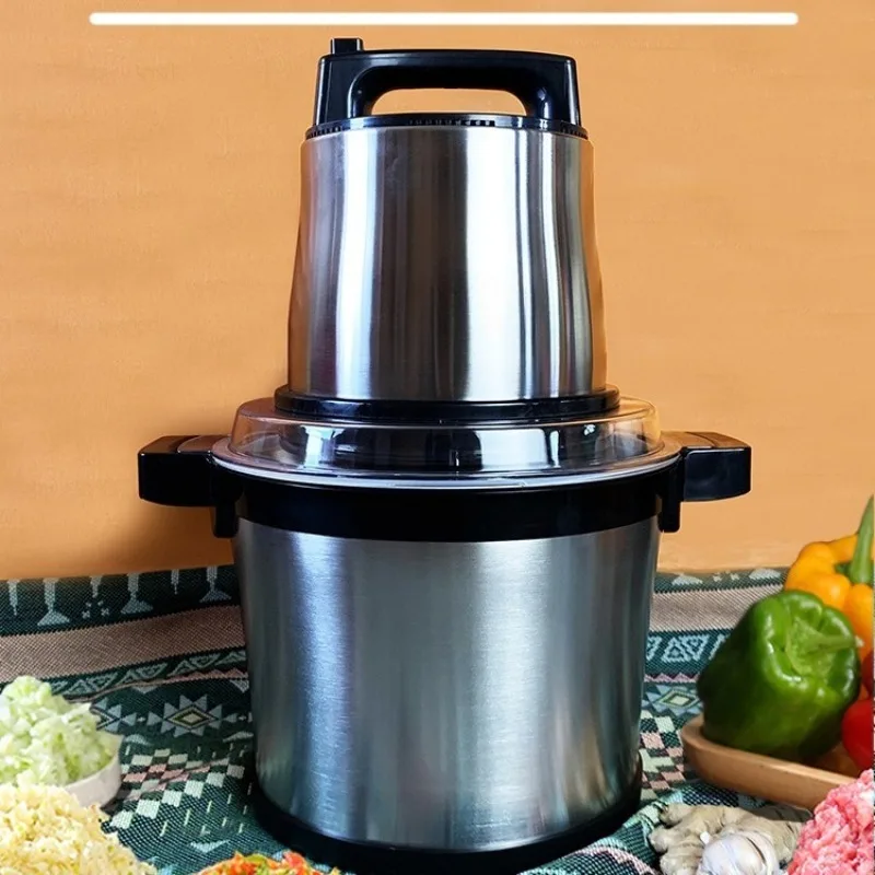 

2025 new 6 liters 10 liters high-power meat grinder commercial household large capacity 5 liters mixer cooking machine