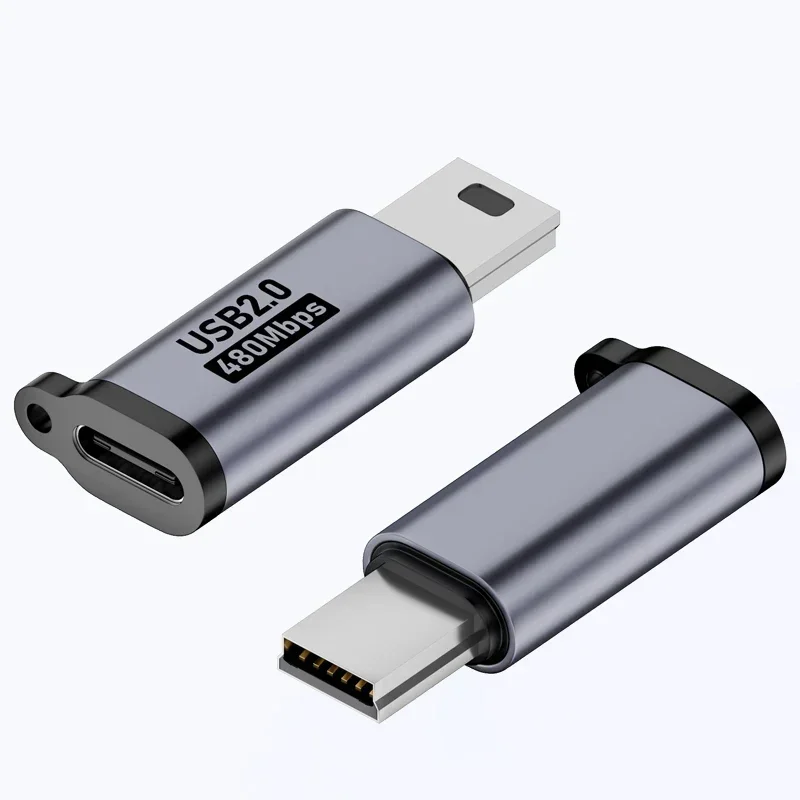 

Адаптер USB типа C USB C Type-C «мама» на мини-USB «папа», преобразователи, зарядное устройство, кабель для передачи данных, адаптер USBC
