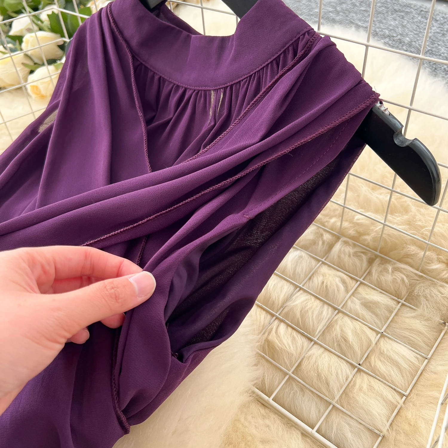 Elegant sleeveless Criss-Cross Beach Vacation Vestidos dress Slim Women Evening Party Summer Clothing