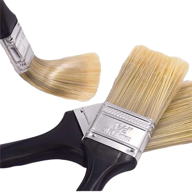 

【A87T】20 шт. 2-дюймовая кисть для рисования, плоские кисти для рисования, профессиональные инструменты для рисования с обработанной пластиковой ручкой для краски «сделай сам»