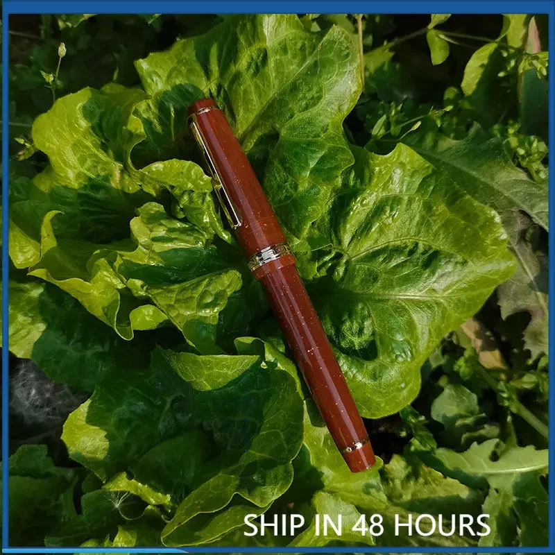 For Jinhao 82 Transparent Clear Fountain Pen Rotating Twist Cap Iridium Nib Office Signature Handwriting Practice（2pcs）