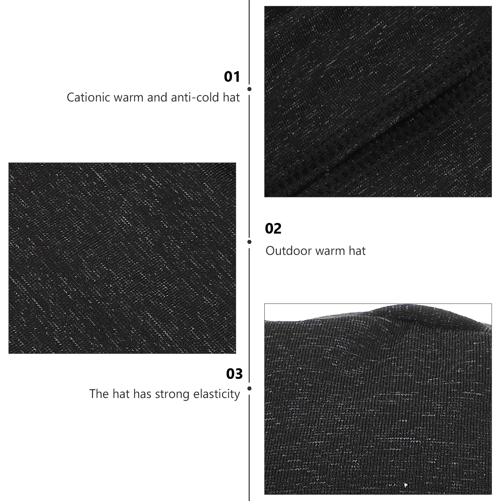 

Fleece Warm Hat Riding Velour Men Has Bike Anti-Cold Outdoor Cation Cationic Man