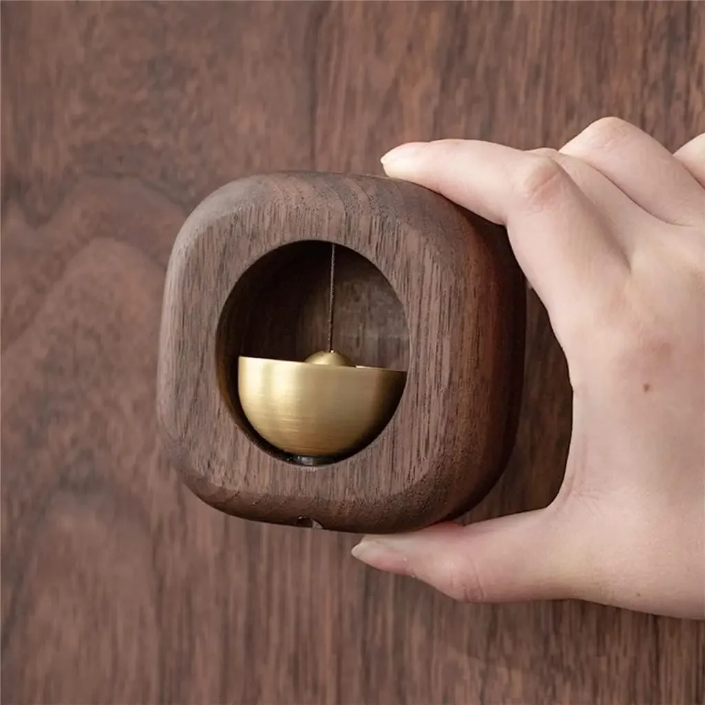 Wooden Wind Chimes Copper Doorbell Handmade Home Furnishings Door Hanging Ornaments