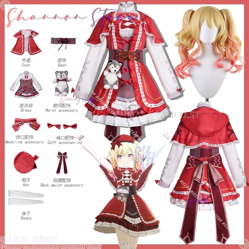 

Leo/need Tenma Saki Косплей Игровой Проект Sekai Анимеコス Rosen Fairy Tales Red Kawaii Лолита Лук Торт Платье Пушистый Хэллоуин Вечеринка