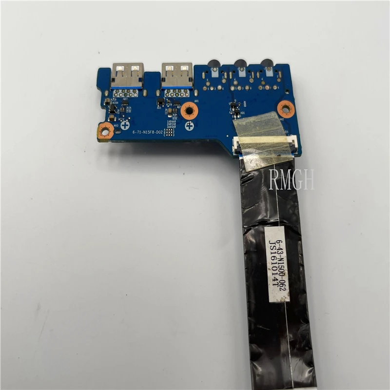 Or6-71-N15F8-D02 iginal FOR Clevo Erazer X6601 Z6 USB 3 Audio Board w/ Cable 6-71-N15F8-D02 Full TESED OK