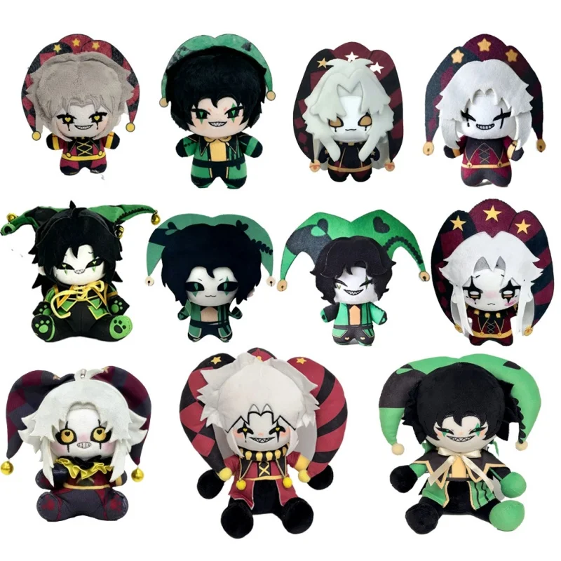 Freak Circus Pierrot Harlequin Jester Plush Cute Joker Stuffed Toy 10/13/22cm  Aesthetic Gothic Harlequin Doll Plushie Toy Gifts