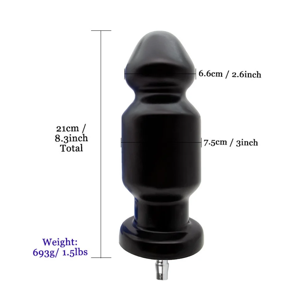 Rough Beast Vac-u-Lock Plug anal grande para máquina sexual, brinquedos sexuais enormes para mulheres e homens, contas para casal, produtos para sexo anal, pênis grande