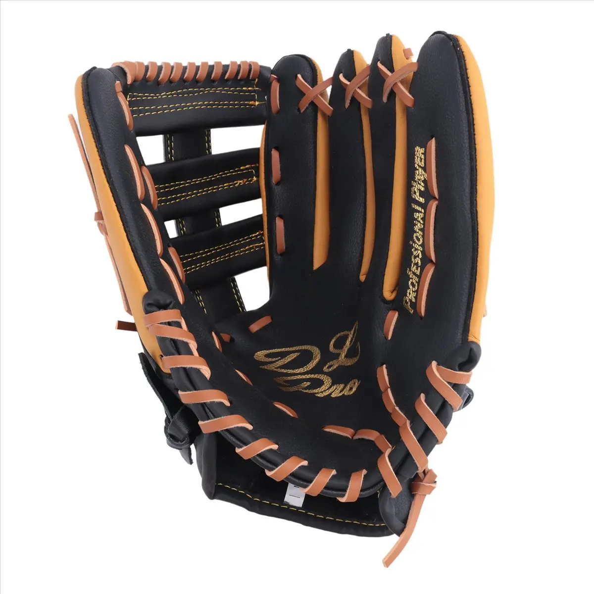 ABQR Professional Baseball Gloves Youth Adult Leather Baseball Gloves Softball Training Catcher Gloves 12.5 Inches