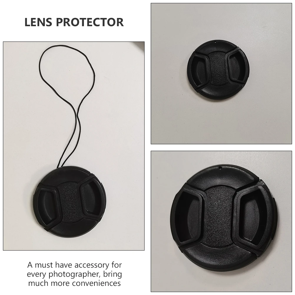 

4pcs Camera Lens Cover High-Quality Plastic Protective Guard Lightweight Compact Dustproof Waterproof Long Serving Life