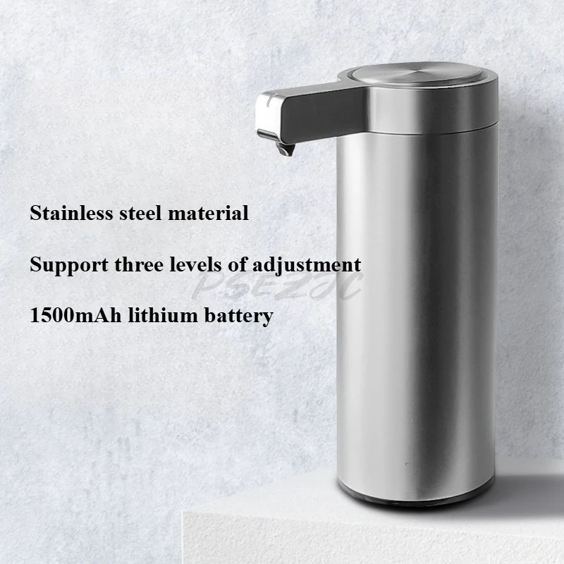 Fully Automatic Stainless Steel Soap Dispenser Hotel Household Integrated Detergent Soap Bottle Electric Intelligent Sensing
