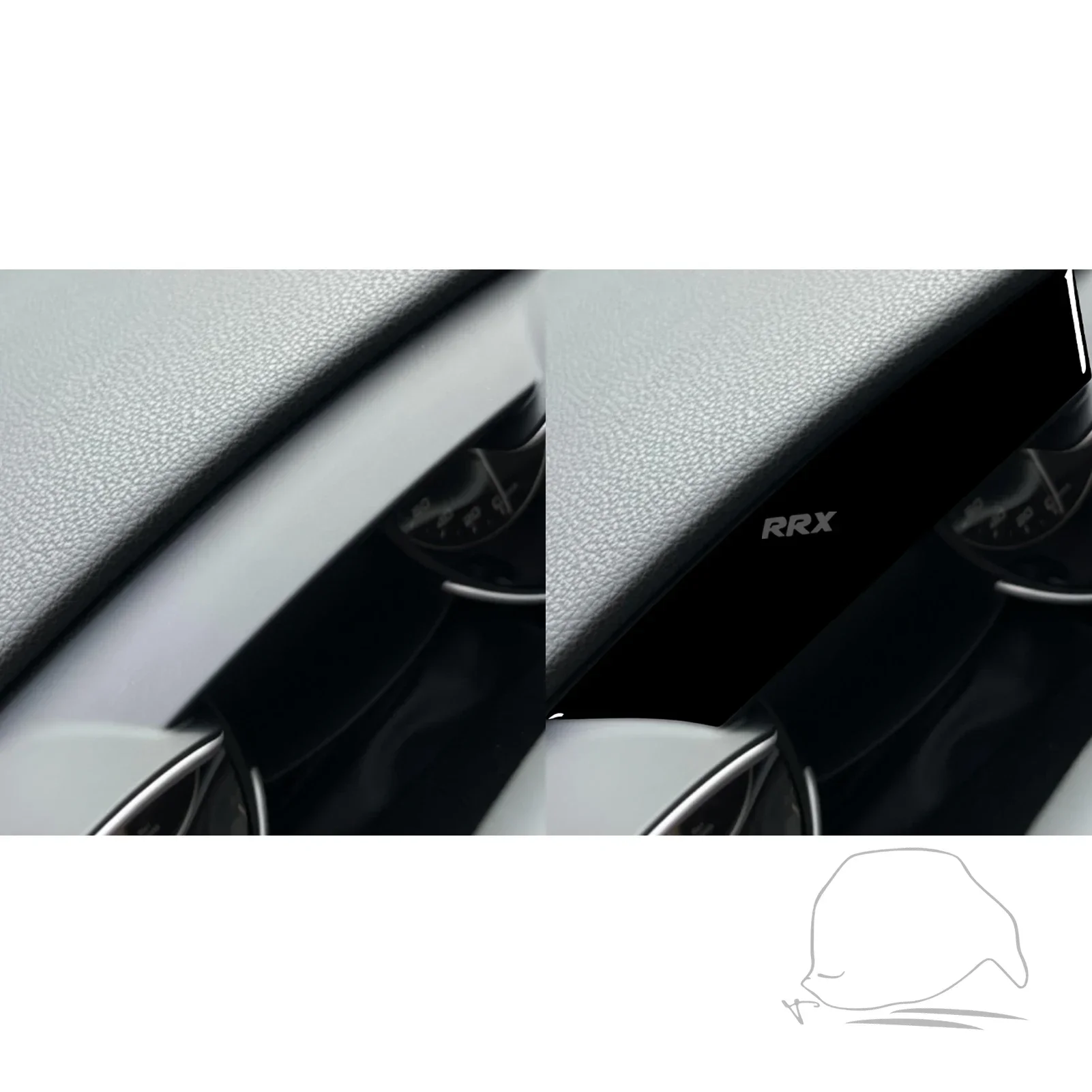 For Alfa Romeo Giulia 2017 2018 2019 2020 2021 Accessories Car Black Plastic Interior Speedometer Cover Trim Sticker