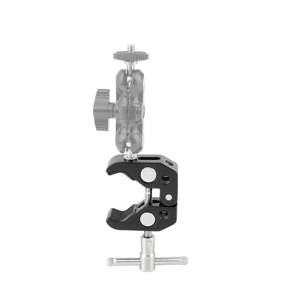 Super Clamp Camera Clamp Mount Multifunctional Monitor Mount Bracket Super Clamp With 1/4” Thread For Magic Arm