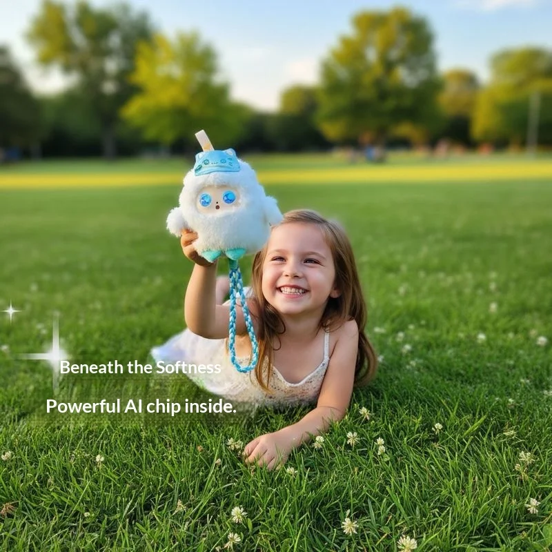 

Jopark AI Interactive Plush Crossbody Bag Hug Pocket Soothing Stuffed Doll Versatile Shoulder Bag For Kids Daily Outdoor Use