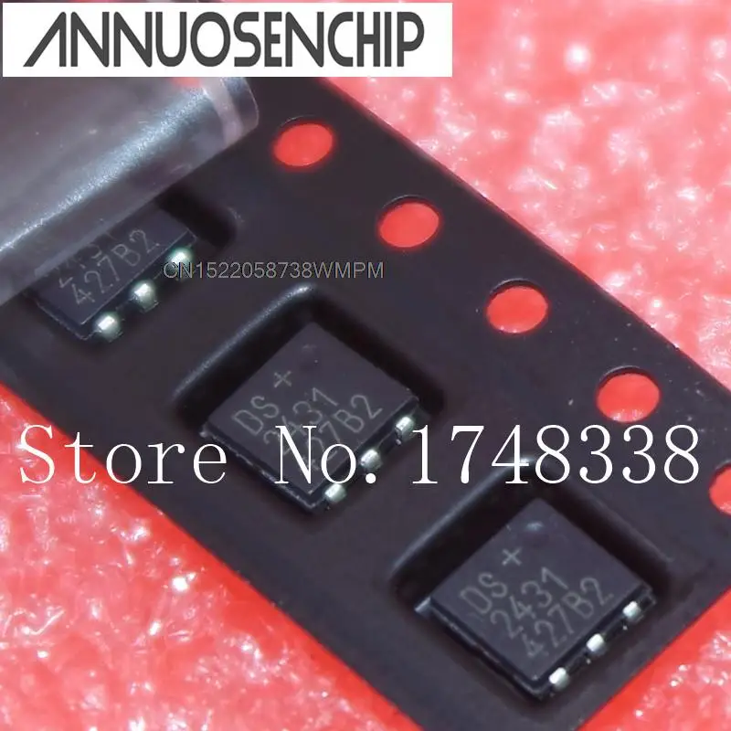 10PCS DS2431P ds2431 1024-Bit 1-Wire EEPROM TSOC-6 DS2431P+T