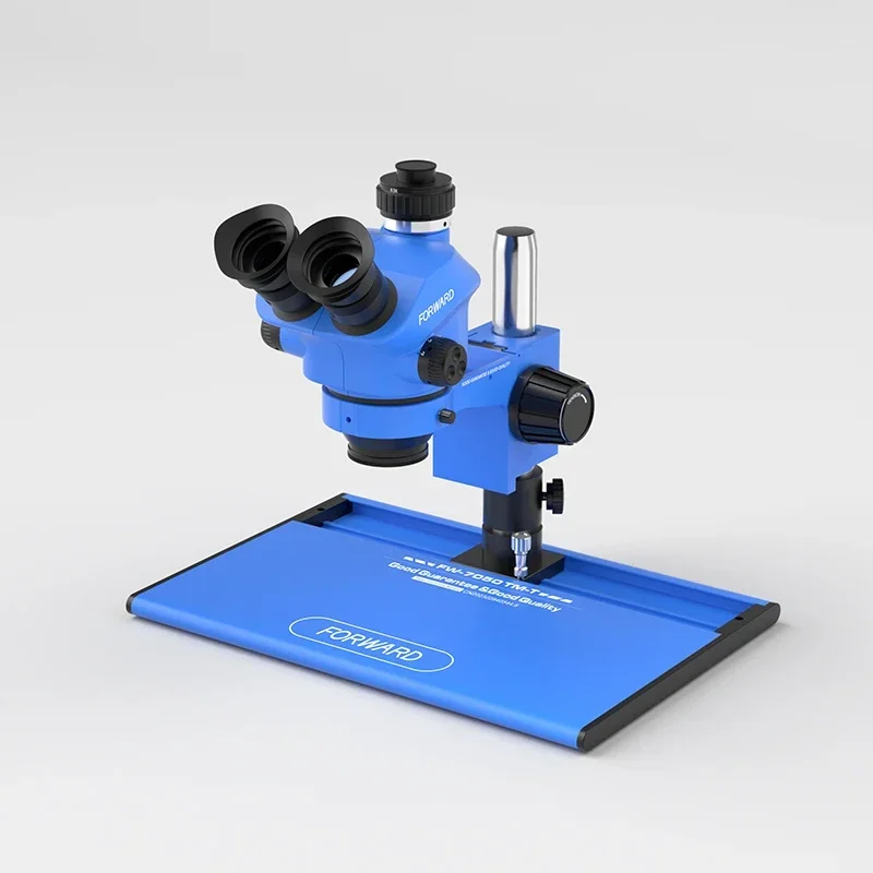 Forward Low Price Digital Microscope Support Microscope Camera Trinocular Microscopes for Mobile Repairing Machines Phone TM-T