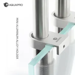 MINI Aluminum Fixing Bracket Holder Aquarium Aquatic Fish Plant Tank Feeding Clamps Water Hose Filters Supplies Accessories